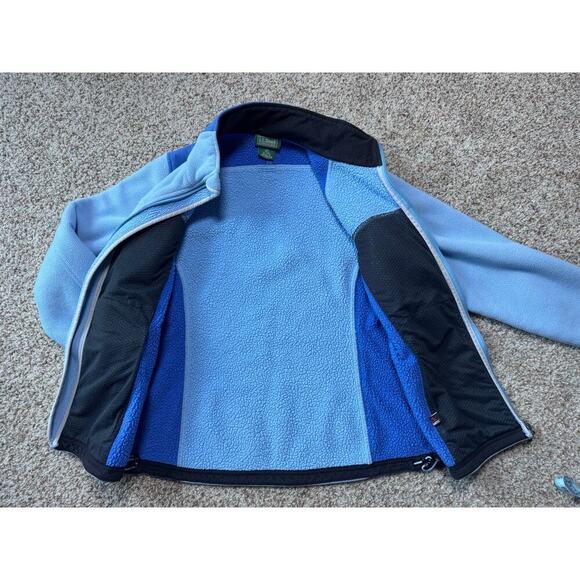 Vintage L.L. Bean Polartec women's Fleece/jacket/Sweater, Small; Blue; full zip - Picture 9 of 12
